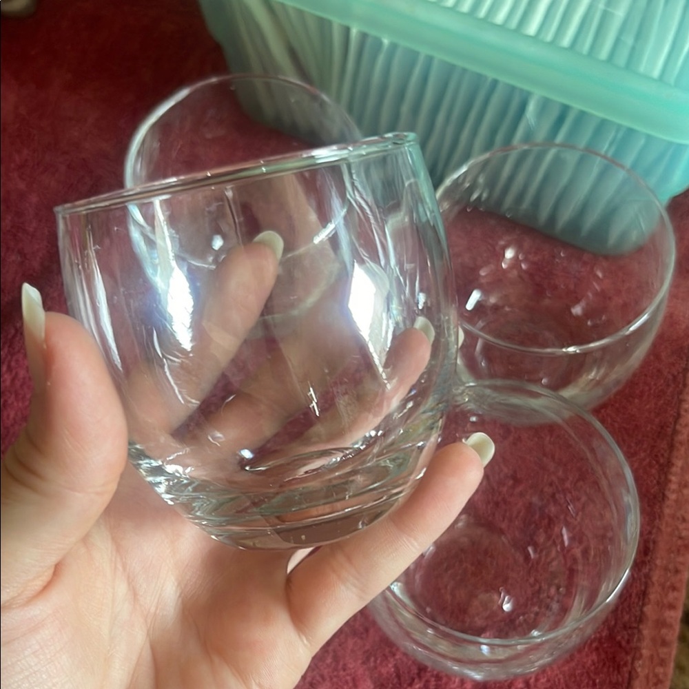 Delicate Glass containers for drinking, planters, storage, arts n crafts